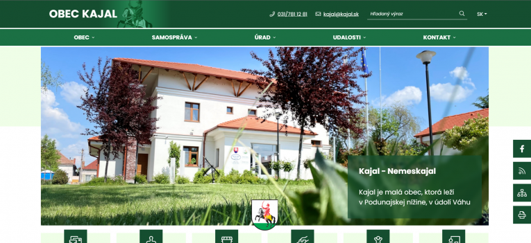Hlavička nie na celú šírku webu