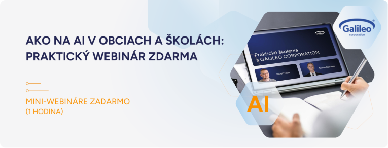 Praktický webinár zdarma od Galileo corporation