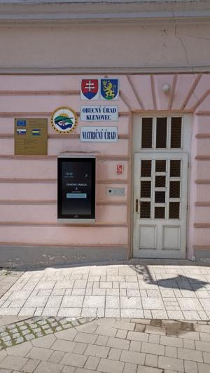 Elektronická úřední deska - obec Klenovec