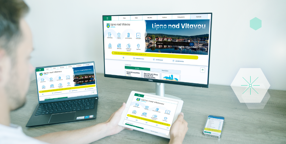 Responzivita webu Lipno nad Vltavou