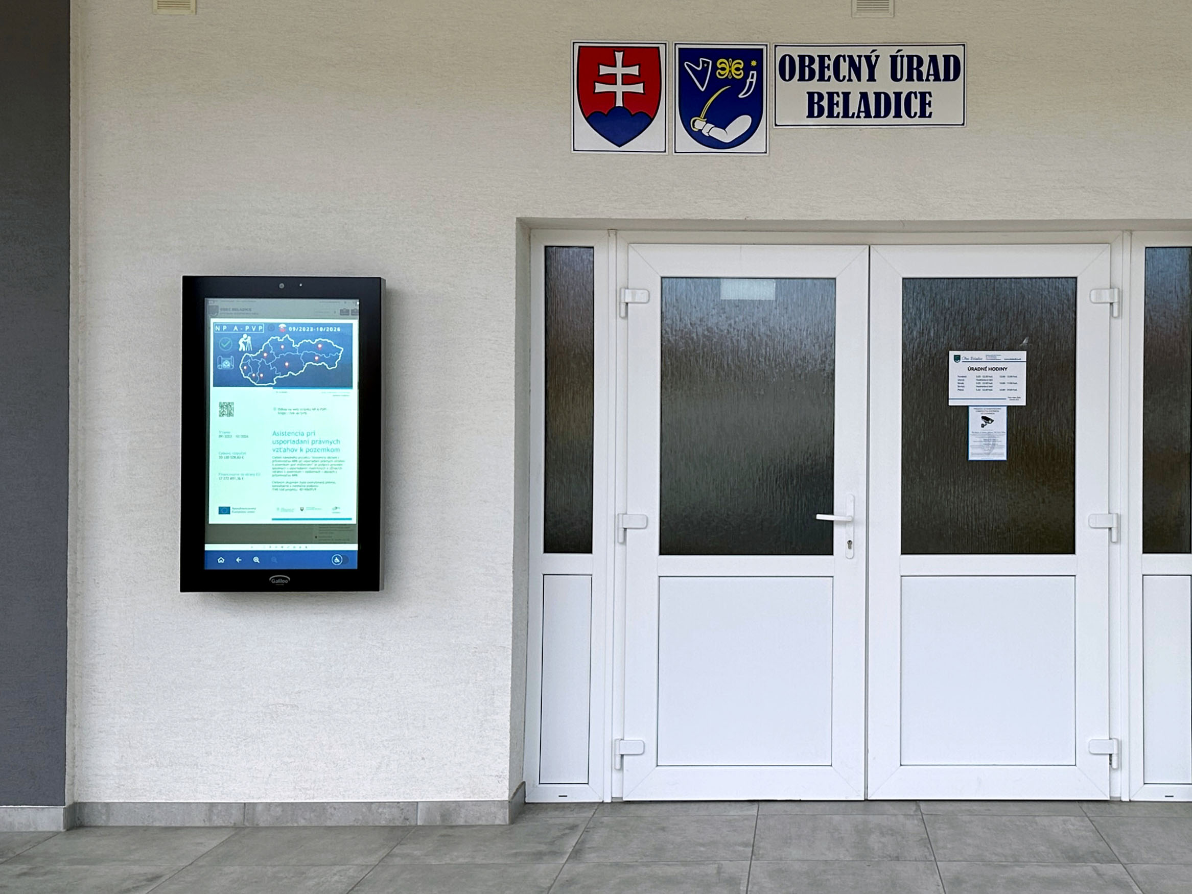 Digitálna úradná tabuľa od Galileo Corporation